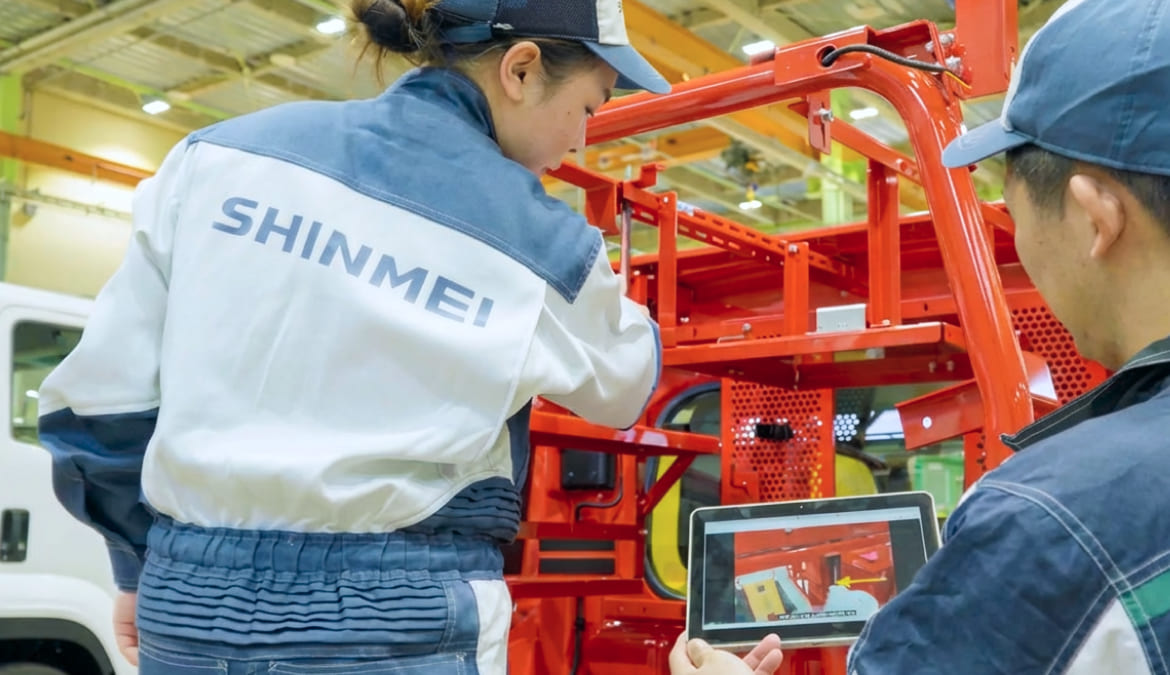 現場でtebikiを活用しているイメージ