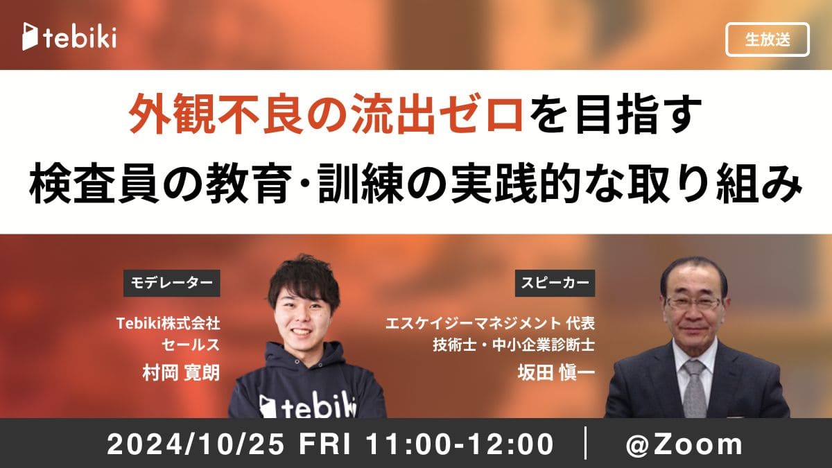 実績多数の品質改善コンサルが解説！外観不良の流出ゼロを目指す 検査員の教育･訓練の実践的な取り組み