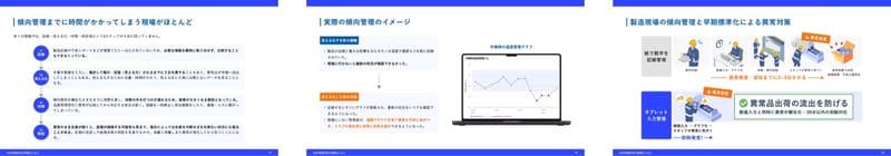 異常対策のスピートを上げる製造記録の傾向管理と標準化