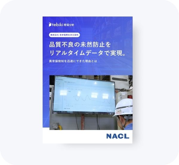 品質不良の未然防止をリアルタイムデータで実現