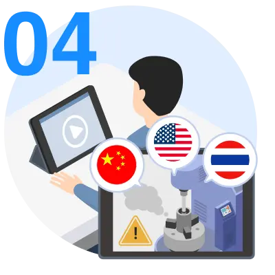 動画マニュアルを見て「誰もが正しい手順で作業する」状態を実現