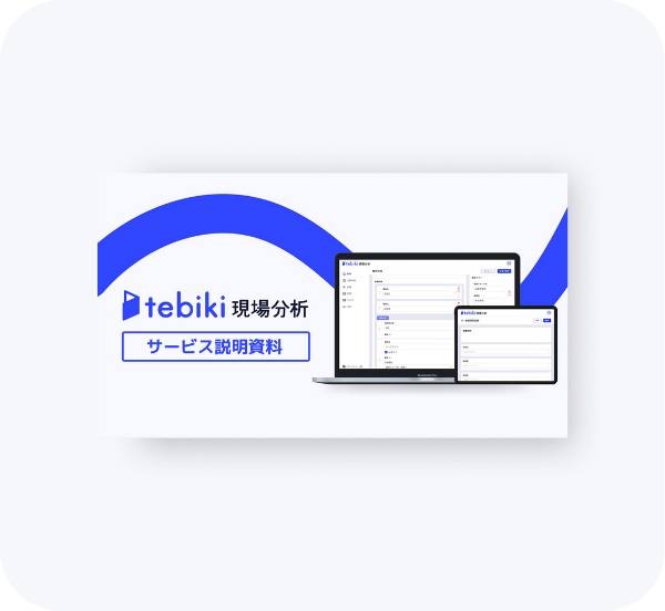 tebiki現場分析説明資料